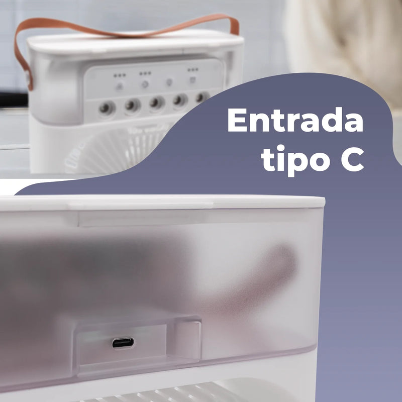 Mini Ar Condicionado Ventilador Umidificador Climatizador