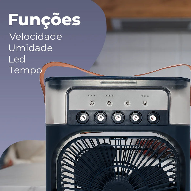 Mini Ar Condicionado Ventilador Umidificador Climatizador