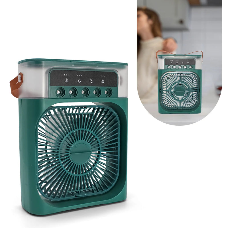 Mini Ar Condicionado Ventilador Umidificador Climatizador