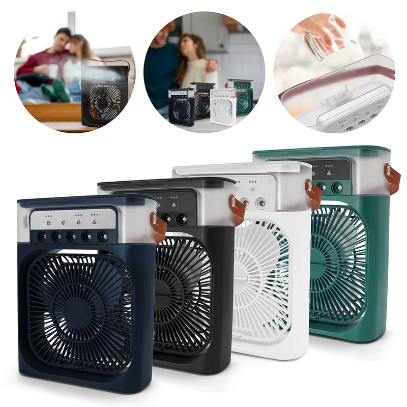 Mini Ar Condicionado Ventilador Umidificador Climatizador